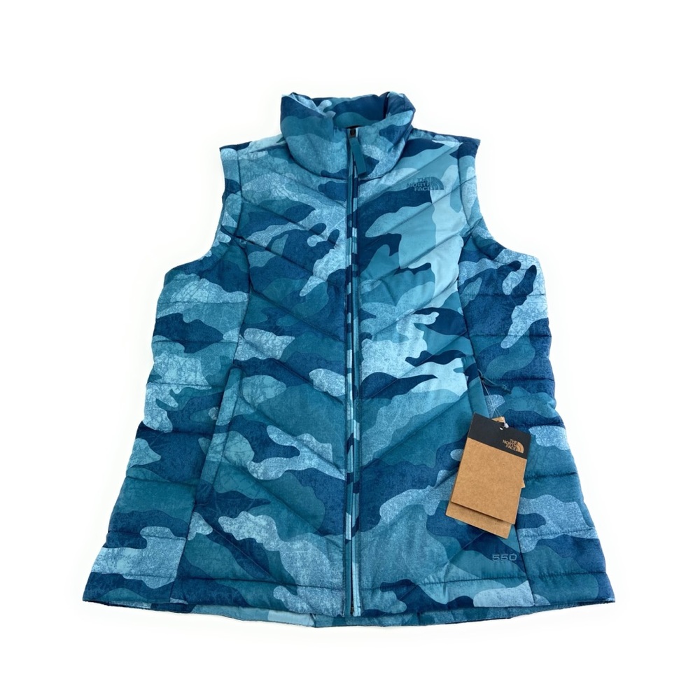 The North Face Women's Alpz 2.0 Blue Mallard Down Puffer Vest Sizes S - XXL